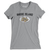 Rhode Island Clams Women's T-Shirt-Athletic Heather-Allegiant Goods Co. Vintage Sports Apparel