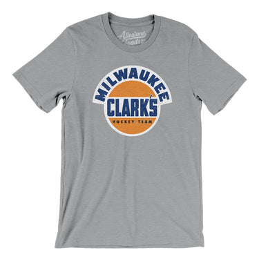 Milwaukee Clarks Hockey Men/Unisex T-Shirt-Allegiant Goods Co. Vintage Sports Apparel
