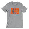 Colorado Home State Men/Unisex T-Shirt-Athletic Heather-Allegiant Goods Co. Vintage Sports Apparel