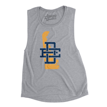 Delaware Home State Women's Flowey Scoopneck Muscle Tank-Allegiant Goods Co. Vintage Sports Apparel