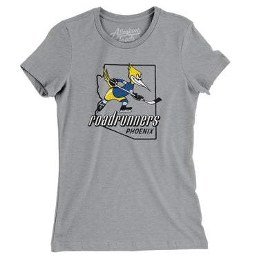 Phoenix Roadrunners Hockey Women's T-Shirt-Allegiant Goods Co. Vintage Sports Apparel