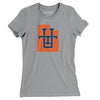 Utah Home State Women's T-Shirt-Athletic Heather-Allegiant Goods Co. Vintage Sports Apparel