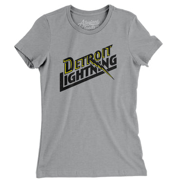 Detroit Lightning Soccer Women's T-Shirt-Allegiant Goods Co. Vintage Sports Apparel