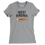 West Virginia Pepperoni Roll Women's T-Shirt-Allegiant Goods Co. Vintage Sports Apparel