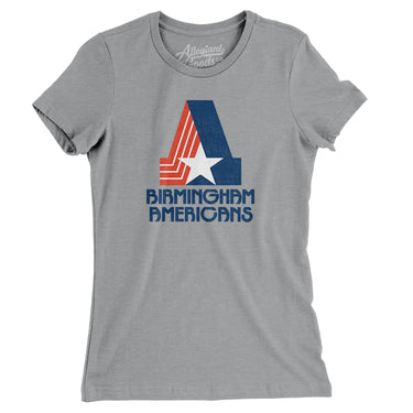Birmingham Americans Football Women's T-Shirt-Allegiant Goods Co. Vintage Sports Apparel