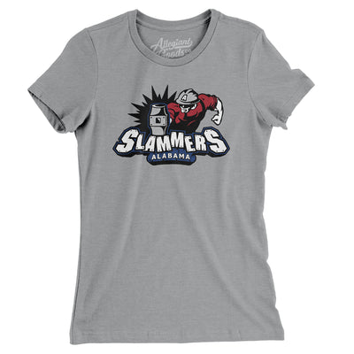 Alabama Slammers Hockey Women's T-Shirt-Athletic Heather-Allegiant Goods Co. Vintage Sports Apparel