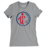Hartford Bicentennials Soccer Women's T-Shirt-Athletic Heather-Allegiant Goods Co. Vintage Sports Apparel