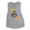 California Home State Women's Flowey Scoopneck Muscle Tank-Athletic Heather-Allegiant Goods Co. Vintage Sports Apparel