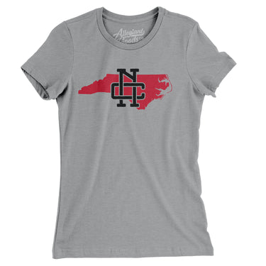 North Carolina Home State Women's T-Shirt-Allegiant Goods Co. Vintage Sports Apparel