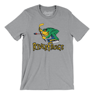 Louisville RiverFrogs Hockey Men/Unisex T-Shirt-Athletic Heather-Allegiant Goods Co. Vintage Sports Apparel