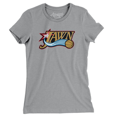 Basketball Jawn Women's T-Shirt-Athletic Heather-Allegiant Goods Co. Vintage Sports Apparel