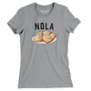 New Orleans Beignets Women's T-Shirt-Athletic Heather-Allegiant Goods Co. Vintage Sports Apparel