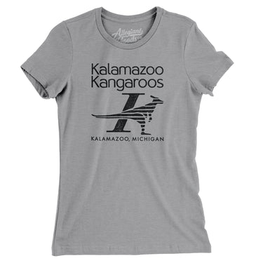 Kalamazoo Kangaroos Soccer Women's T-Shirt-Allegiant Goods Co. Vintage Sports Apparel