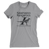 Kalamazoo Kangaroos Soccer Women's T-Shirt-Athletic Heather-Allegiant Goods Co. Vintage Sports Apparel