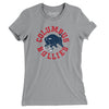 Columbus Bullies Football Women's T-Shirt-Athletic Heather-Allegiant Goods Co. Vintage Sports Apparel