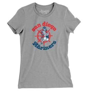 San Diego Mariners Hockey Women's T-Shirt-Allegiant Goods Co. Vintage Sports Apparel