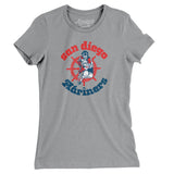 San Diego Mariners Hockey Women's T-Shirt-Allegiant Goods Co. Vintage Sports Apparel