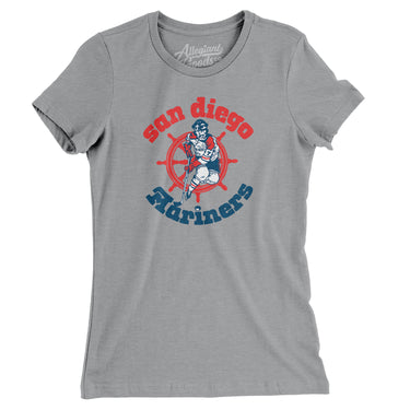 San Diego Mariners Hockey Women's T-Shirt-Allegiant Goods Co. Vintage Sports Apparel