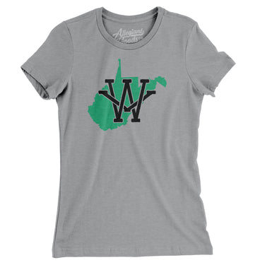 West Virginia Home State Women's T-Shirt-Allegiant Goods Co. Vintage Sports Apparel