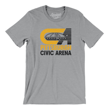 Pittsburgh Civic Arena Men/Unisex T-Shirt-Allegiant Goods Co. Vintage Sports Apparel