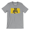 Pennsylvania Home State Men/Unisex T-Shirt-Athletic Heather-Allegiant Goods Co. Vintage Sports Apparel