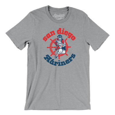 San Diego Mariners Hockey Men/Unisex T-Shirt-Athletic Heather-Allegiant Goods Co. Vintage Sports Apparel
