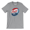 Buffalo Bison Hockey Men/Unisex T-Shirt-Athletic Heather-Allegiant Goods Co. Vintage Sports Apparel