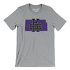 Kansas Home State Men/Unisex T-Shirt-Athletic Heather-Allegiant Goods Co. Vintage Sports Apparel