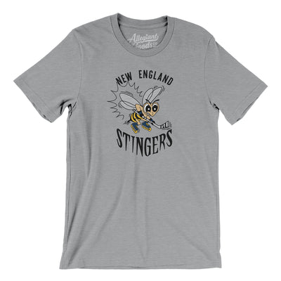 New England Stingers Roller Hockey Men/Unisex T-Shirt-Athletic Heather-Allegiant Goods Co. Vintage Sports Apparel