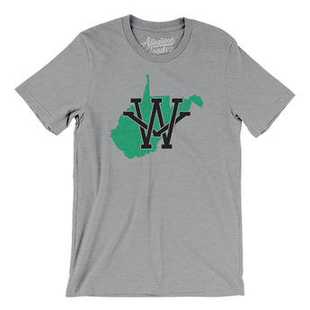 West Virginia Home State Men/Unisex T-Shirt-Allegiant Goods Co. Vintage Sports Apparel