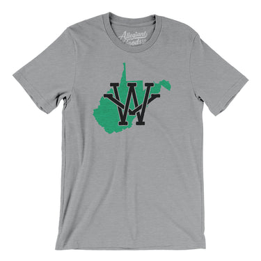 West Virginia Home State Men/Unisex T-Shirt-Allegiant Goods Co. Vintage Sports Apparel
