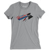 Orlando Renegades Football Women's T-Shirt-Athletic Heather-Allegiant Goods Co. Vintage Sports Apparel