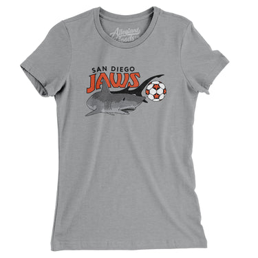 San Diego Jaws Soccer Women's T-Shirt-Allegiant Goods Co. Vintage Sports Apparel