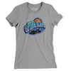 San Diego StingRays Basketball Women's T-Shirt-Athletic Heather-Allegiant Goods Co. Vintage Sports Apparel
