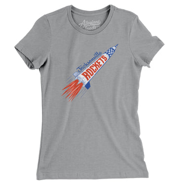 Jacksonville Rockets Hockey Women's T-Shirt-Allegiant Goods Co. Vintage Sports Apparel