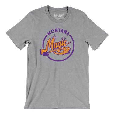 Montana Magic Hockey Men/Unisex T-Shirt-Allegiant Goods Co. Vintage Sports Apparel