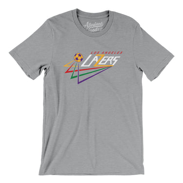 Los Angeles Lazers Soccer Men/Unisex T-Shirt-Allegiant Goods Co. Vintage Sports Apparel