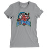 Motor City Mustangs Roller Hockey Women's T-Shirt-Athletic Heather-Allegiant Goods Co. Vintage Sports Apparel