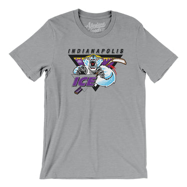 Indianapolis Ice Hockey Men/Unisex T-Shirt-Allegiant Goods Co. Vintage Sports Apparel