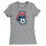 Boston Minutemen Soccer Women's T-Shirt-Allegiant Goods Co. Vintage Sports Apparel