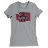 Washington Home State Women's T-Shirt-Allegiant Goods Co. Vintage Sports Apparel