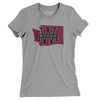 Washington Home State Women's T-Shirt-Athletic Heather-Allegiant Goods Co. Vintage Sports Apparel