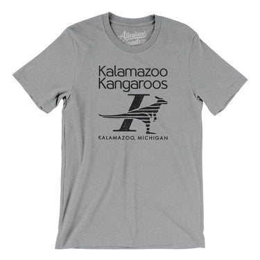 Kalamazoo Kangaroos Soccer Men/Unisex T-Shirt-Allegiant Goods Co. Vintage Sports Apparel
