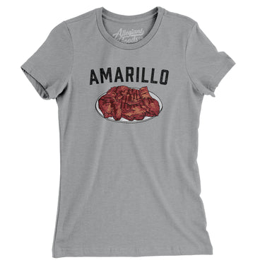 Amarillo Steak Women's T-Shirt-Allegiant Goods Co. Vintage Sports Apparel