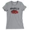 Amarillo Steak Women's T-Shirt-Athletic Heather-Allegiant Goods Co. Vintage Sports Apparel
