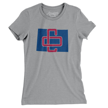 Colorado Home State Women's T-Shirt-Allegiant Goods Co. Vintage Sports Apparel