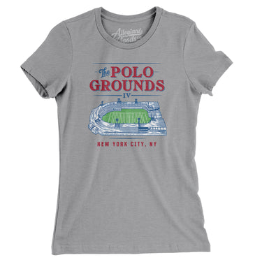 Polo Grounds Stadium Women's T-Shirt-Allegiant Goods Co. Vintage Sports Apparel