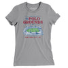Polo Grounds Stadium Women's T-Shirt-Athletic Heather-Allegiant Goods Co. Vintage Sports Apparel