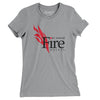 Fort Worth Fire Hockey Women's T-Shirt-Athletic Heather-Allegiant Goods Co. Vintage Sports Apparel