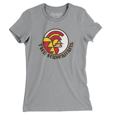 The Hawaiians Football Women's T-Shirt-Athletic Heather-Allegiant Goods Co. Vintage Sports Apparel